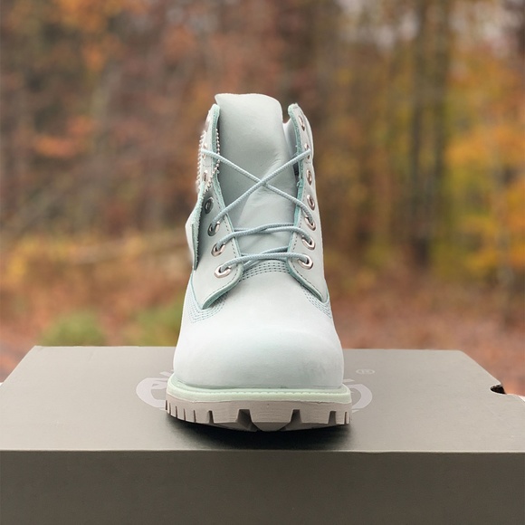 Timberland Men's Premium 6" Light Blue Boots - Picture 2 of 5